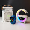 ✨ PACK RELAX TECH — Lámpara G + Ventilador + Smartwatch 3-en-1
